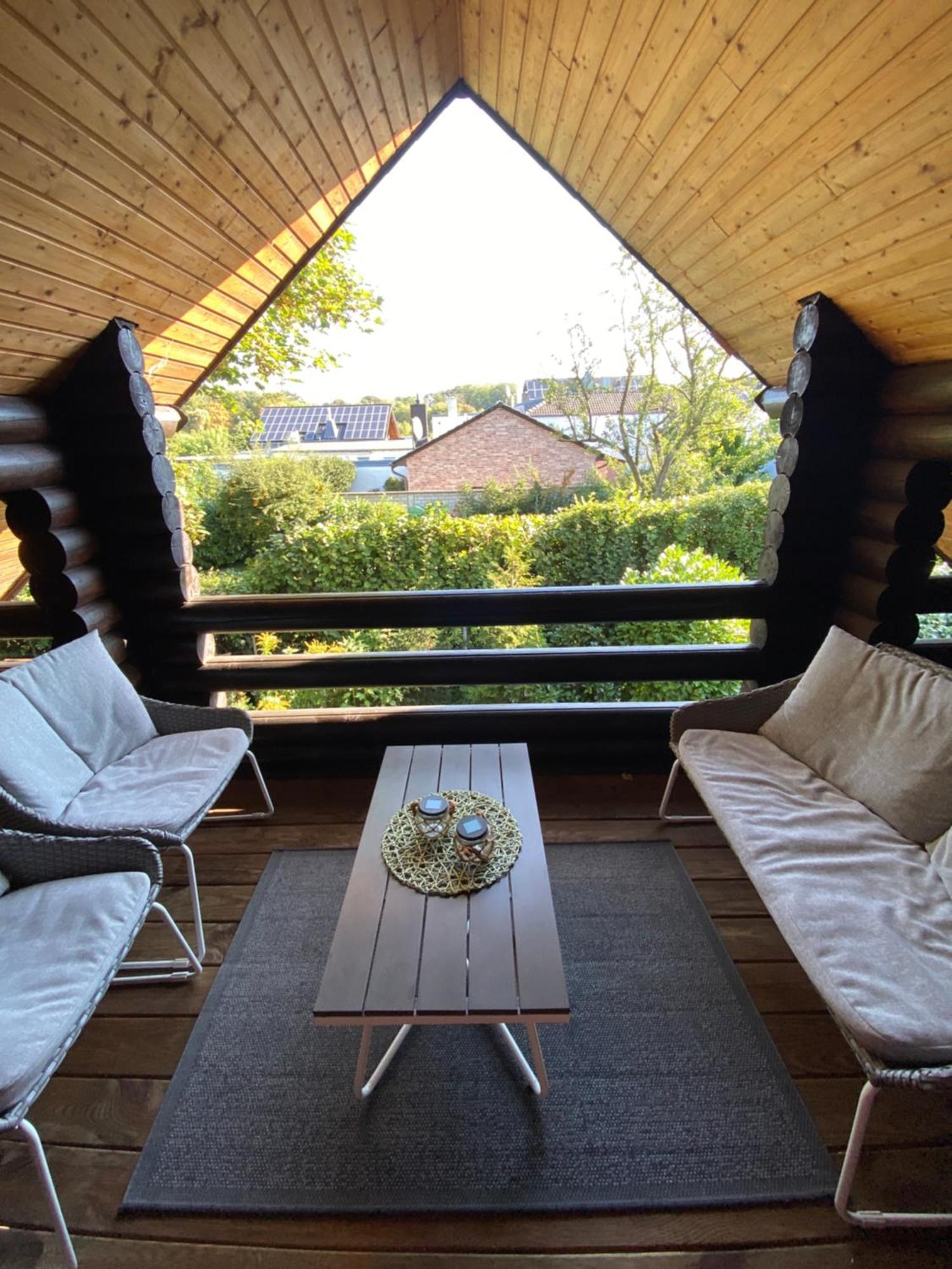 Eifel-Lounge Blockhaus Mit Kamin Garten Balkon Nahe Koeln Therme Bruehl Phantasialand Weilerswist المظهر الخارجي الصورة